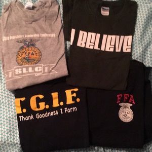 FFA T-shirt set of 4